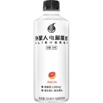 Genki Forest Electrolyte Drinks Grapefruit Flavor Alienergy 500ml