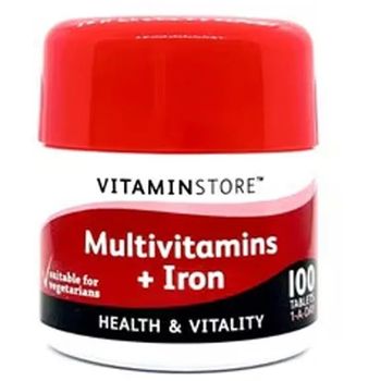 Vitamin Store Multivitamins And Iron 100 Tablets