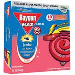 Baygon Max Jumbo Fresh Scent 10 Hours Anti Mosquito Burn 150g