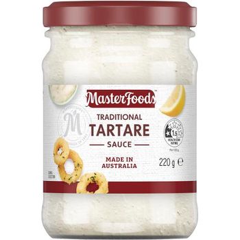 Masterfoods Tartare Sauce 220g