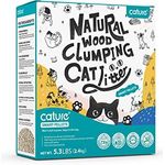 Cature Natural Wood Clumping Flushable Cat Litter Smart Pellets 53lb