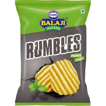 Balaji Rumbles Potato Wafers Pudina Twist 135g