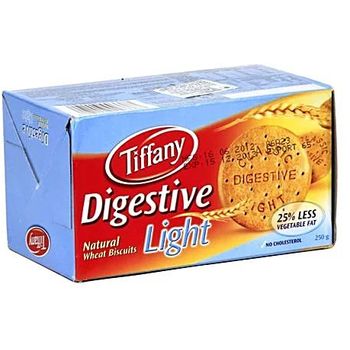 Tiffany Natural Wheat Digestive Light Biscuits 250g