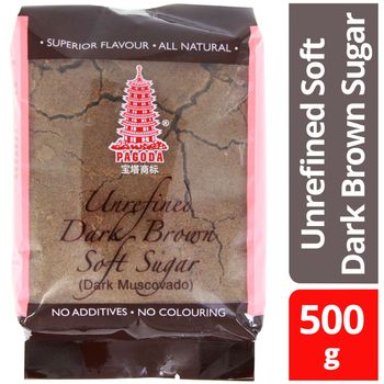 Pagoda Unrefined Soft Dark Brown Sugar