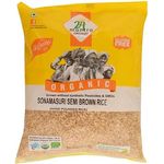 24 Mantra Organic Sonamasuri Semi Brown Hand Pounded Rice 1kg