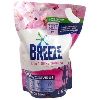 Breeze Liquid Silky Sakura Refill 1.5kg