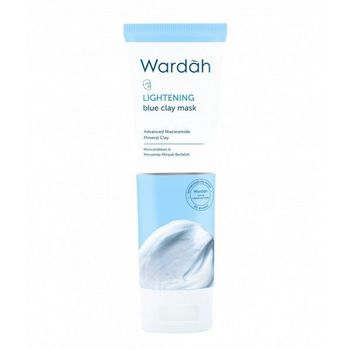 Wardah Lightening Blue Clay Mask Tube 50ml