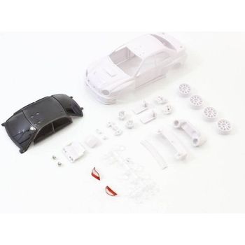Kyosho MZN200 Subaru Impreza WRC 2002 White Body Set W/Wheel