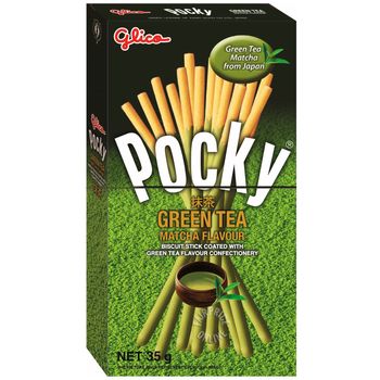 Glico Pocky Biscuit Sticks Green Tea Matcha