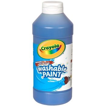 Crayola Washable Finger Paint Blue Kids Paint 500ml