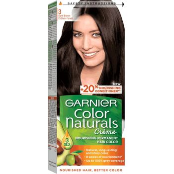 Garnier Color Naturals Creme Shade 3 Darkest Brown 60g
