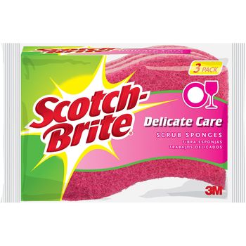 Scotch Brite Delicate Care Scrub Sponges 3pcs