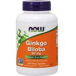 Now Foods Supplements Ginkgo Biloba 60mg 240 Veg Capsules