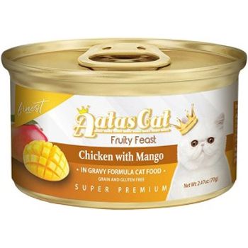 Aatas Cat Canned Food Finest Fruity Feast Chicken With Mango 70g