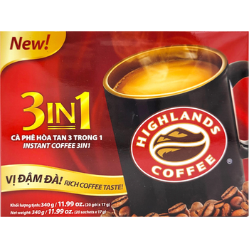 Highlands Instant Coffee 3 In 1