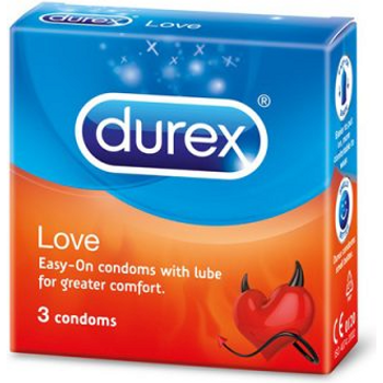 Durex Love Condoms x3