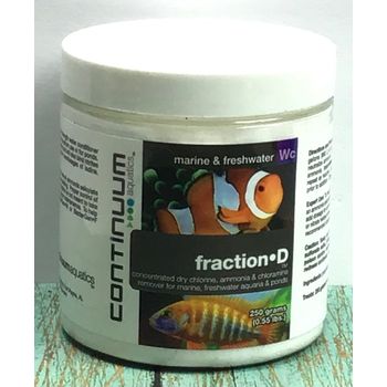 Continuum Aquatics Fraction D Water Conditioner Marine And Freshwater 250g
