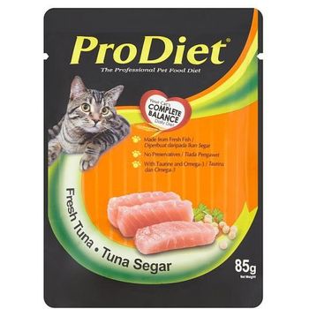 ProDiet Makanan Kucing Basah Tuna Segar 85g