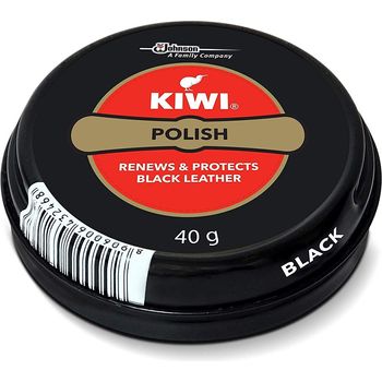 Kiwi Shoe Polish Paste Black 40g