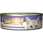 Daily Delight Jelly Skipjack Tuna with Shirasu Can Cat Food 80g x 48