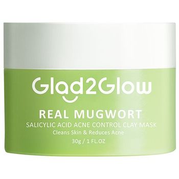 Glad2Glow Real Mugwort Salicylic Acid Acne Control Clay Mask 30g