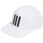 Adidas Men Golf 3-Stripes Tour Golf Hat White
