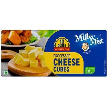 Milky Mist Cheese Cubes Carton 200g