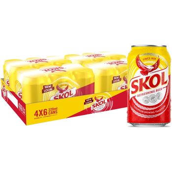 Skol Beer Can 24pcs 320ml