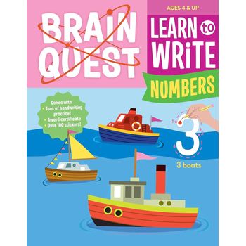 Brain Quest Learn to Write Numbers