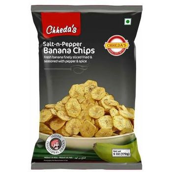 Chheda's Banana Chips Salt And Pepper 170g