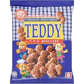 Hup Seng Teddy Chocolate Biscuits 120g