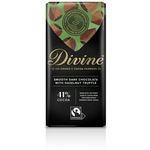 Divine Chocolate Dark Smooth Hazelnut Choc 90g