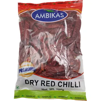 Ambikas Dry Red Chillies 100g