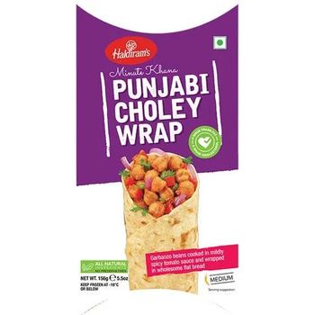 Haldiram's Wraps Punjabi Choley Minute Khana 156g