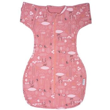 Autumnz Convertible Swaddle Pouch Safe & Snug for Baby Berry Rouge Size M