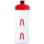 Fabric Cageless Water Bottle Clear Red 600ml