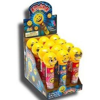 Emojipop W Lollipop 12 Per Display