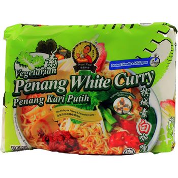 Nyor Nyar Vegetarian Penang White Curry Instant Noodle 4 x 105g