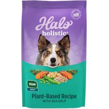 Halo Holistic Plant -Based Recipe with Sea Kelp,Dry Dog Food Bag, Adult Formula 9.5kg