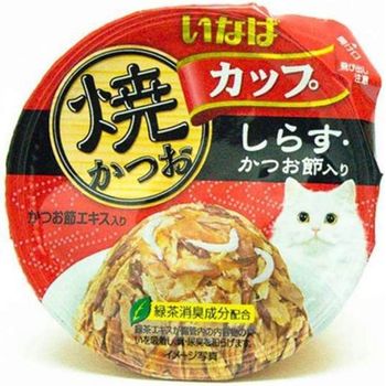 Ciao Cat Food Tsurun Cup Tuna Whitebait And Bonito 80g