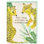Raspberry Blossom May Your Birthday Be Magnificent Striking Leopard