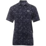 Under Armour Playoff 3.0 Printed Golf Polo Midnight Navy / Halo Grey
