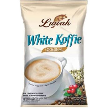 Luwak White Coffee Original 200g (Pouch 10s)