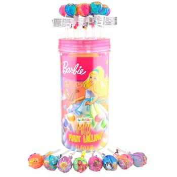 Barbie Fruit Lollipop Jar 60s