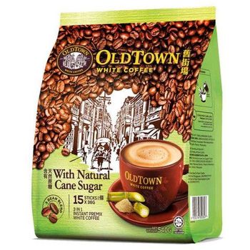Old Town 3 In 1 Natural Cane Sugar White Coffee 15 x 36g