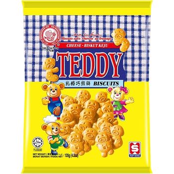 Hup Seng Teddy Biscuit Cheese 120g