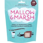 Mallow Marsh Vanilla Marshmallows Milk Choc Bag 100g