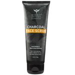 Bombay Shaving Company Charcoal Face Scrub With Black Sand Exfoliates Skins & Removes Black Heads 100g