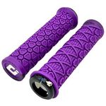 ODI Vanquish V2.1 Lock-On Grips Purple/Metal Purple