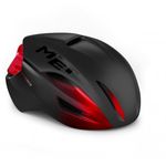 MET Manta MIPS Helmet Black Red Metallic Large
